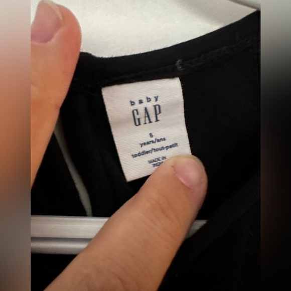 5/$10 Gap Toddler Mix-Fabric Peplum Top Rose 5T - Picture 4 of 5